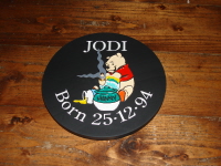 Welsh Slate Birth Date Plaque